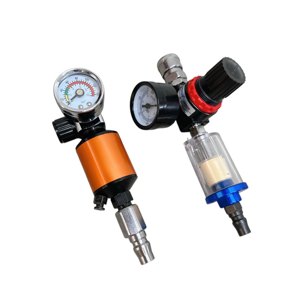 LỌC HƠI NƯỚC MINI CÓ CHỈNH ÁP LỰC HƠI CHO CÁC DỤNG CỤ HƠI NHƯ PHUN SƠN, MỞ ỐC, BẮN VÍT
